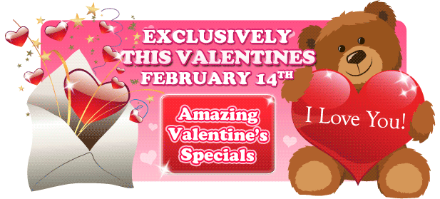 Amazing Valentine's Specials