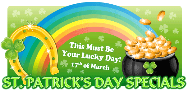 St Patrick's Day Specials