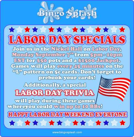 Labor Day Specials