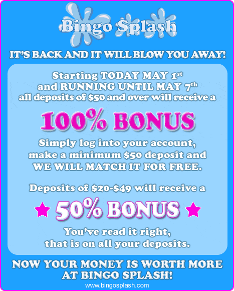 100% Deposit Bonus