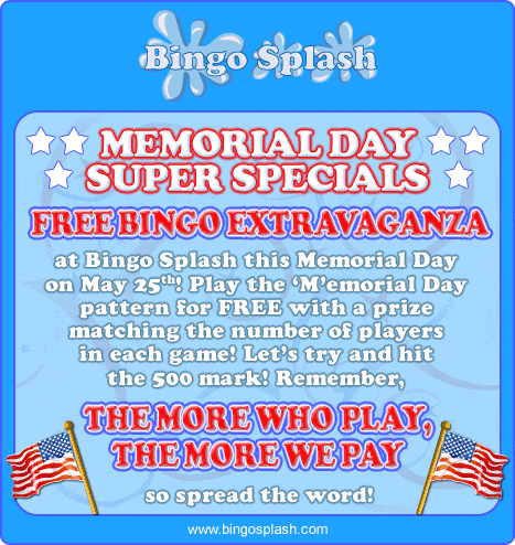 Memorial Day Specials